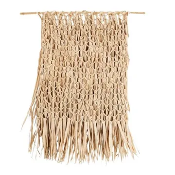 Ψάθινο διακοσμητικό τοίχου boho 70x98εκ.