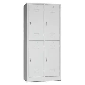 Ντουλάπα μεταλλική Nextdeco 4 τμήματα και κλειδαριές Υ180x60x50εκ.