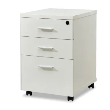 Συρταριέρα ξύλινη Nextdeco τροχήλατη λευκή Υ60x40x44εκ.