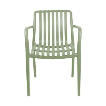 Καρέκλα πλαστική Urban Nextdeco σκούρο πράσινο PP UV protection Y80,5x54x58,5 εκ.