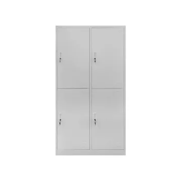 Φοριαμός - Μεταλλική ντουλάπα Nextdeco 4 ντουλάπια με κλειδιά Υ185x90x45εκ βάθος.