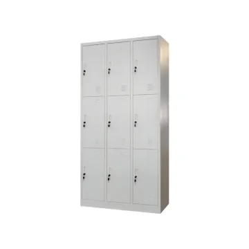 Φοριαμός - Μεταλλική ντουλάπα Nextdeco 9 ντουλάπια με κλειδιά Υ185x90x40εκ βάθος.