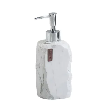 Dispenser για υγρό σαπούνι από marble 7,2x7x19εκ.