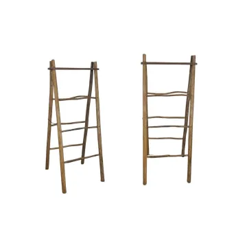 Σκάλα - Κρεμάστρα Nextdeco ανακυκλωμένο ξύλο teak Υ123xΜ53xΠ65/12εκ