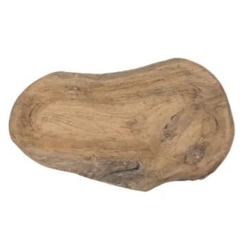 Μπωλ διακοσμητικό Nextdeco Tribeca ανακυκλωμένο ξύλο teak Y5x28x14εκ.