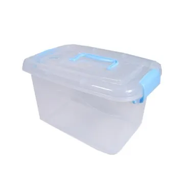 Κουτί αποθήκευσης πλαστικό 1,50lt, Υ11x19x14,5εκ. (ΤΕΜ3)