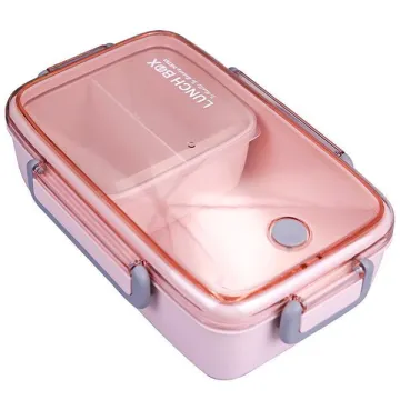 Lunch Box bamboo 3 θέσεων με χωρίσματα Υ7,1x23,4x15εκ.