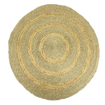 Χαλί στρογγυλό boho rattan Ø120εκ.