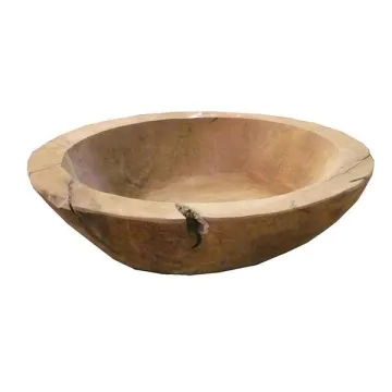 Μπωλ διακοσμητικό Nextdeco Tribeca ανακυκλωμένο ξύλο teak Ø39x11εκ.