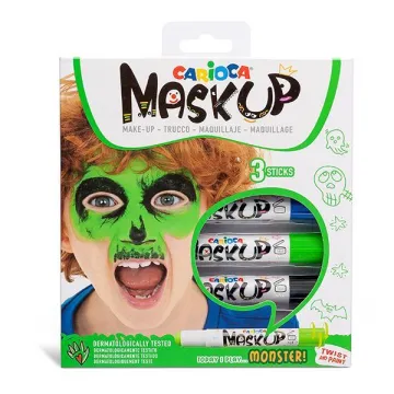 Carioca Mask Up προσώπου Monster σετ 3 χρωμάτων (ΤΕΜ6)