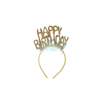 Στέκα Happy Birthday χρυσό (ΤΕΜ6)