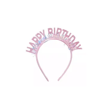 Στέκα Happy Birthday ροζ (ΤΕΜ6)