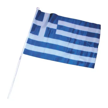 Ελληνικό σημαιάκι από συνθετικό ύφασμα 30x45εκ. (ΠΑΚ25)