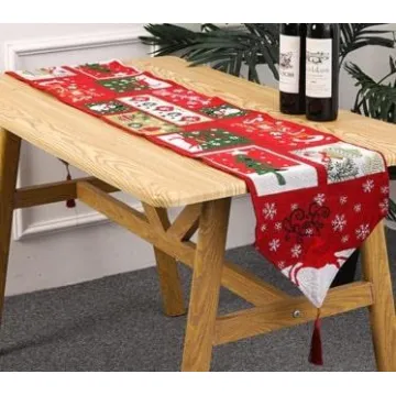 Τραπεζομάντηλο χριστουγεννιάτικο 180x35εκ. Σχέδιο 4