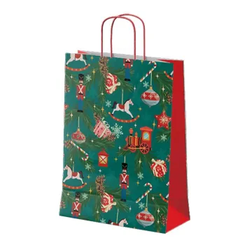 Next χάρτινη τσάντα Xmas Journey Υ41x32x12εκ.