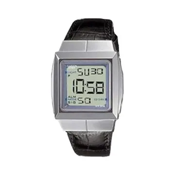Casio ρολόι ψηφιακό με δερμάτινο λουράκι
