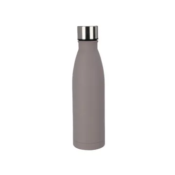 Ανοξείδωτος θερμός με διπλά τοιχώματα 500ml. γκρι