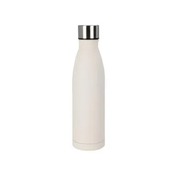 Ανοξείδωτος θερμός με διπλά τοιχώματα 500ml. μπεζ