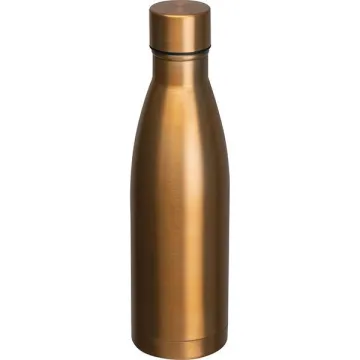Θερμός - μπουκάλι χρυσό inox Υ25xØ7εκ. 500 ml