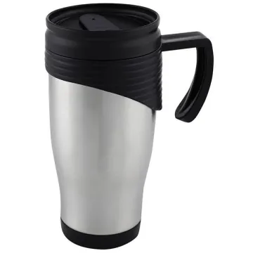 Θερμός με χερούλι inox Υ16xØ8,7εκ. 400 ml