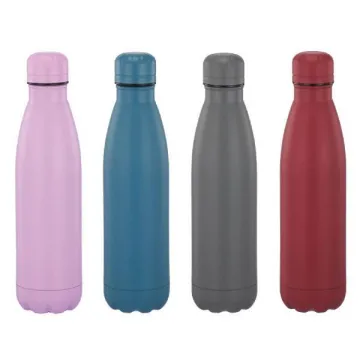 Θερμός - μπουκάλι Solid με διπλά τοιχώματα 500ml σε 4 χρώματα