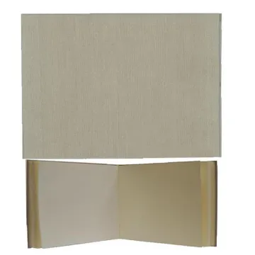 Νext βιβλίο εντυπώσεων Fabric μπεζ, Α4 landscape, 80 σαμουά φύλλα 120γρ.