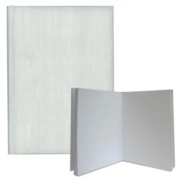 Νext βιβλίο εντυπώσεων Fabric λευκό, Α4 portrait, 80 λευκά φύλλα 120γρ.