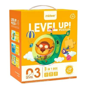 Mideer παζλ 3 σε 1 - Level Up 3 