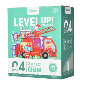 Mideer παζλ 3 σε 1 - Level Up 4 