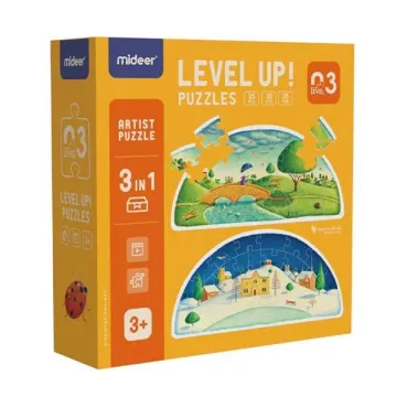 Mideer παζλ 4 σε 1 - Level Up 3 