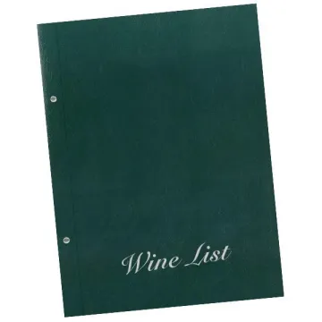 Next wine list basic πράσινο 23,5x32εκ. Δυνατότητα εκτύπωσης