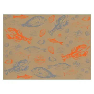 Next σουπλά εστιατορίου κραφτ Sea food 250τεμ. 70γρ. 42x30εκ.