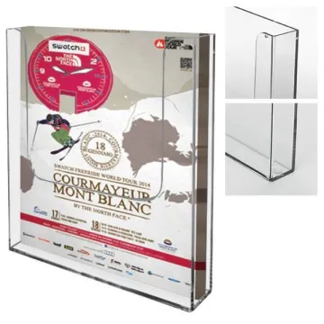 Σταντ ακρυλικό τοίχου για έντυπα 1/3 Α4 112x40x165χιλ. (ΤΕΜ6)