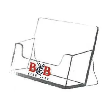 Σταντ ακρυλικό για bussiness cards 5,5x9,5x4εκ. (ΤΕΜ6)