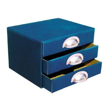 Next συρταριέρα 3συρτ. classic μπλε - μεταλ. λαβές Y21x22x23εκ.