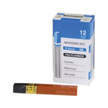 Μύτες μηχανικού μολυβιού 0,5mm 2B (10 μύτες) (ΠΑΚ12)