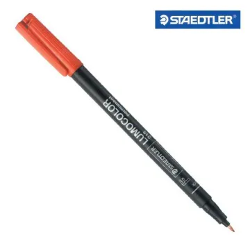 Staedtler lumocolor κόκκινο F 0.6mm. (ΠΑΚ10)