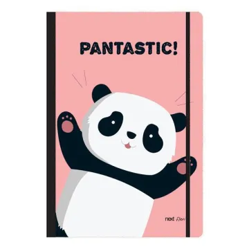 Next trends panda τετράδιο flexi λάστιχο 17x25εκ. 2θεμ. 80φ. (ΤΕΜ3)