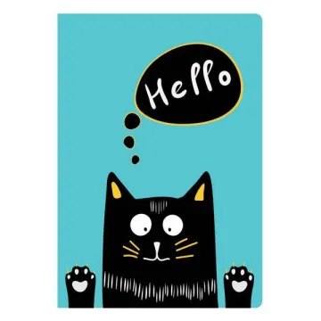Next funny cat τετράδιο καρφίτσα 17x25εκ. 40φ. (ΤΕΜ6)