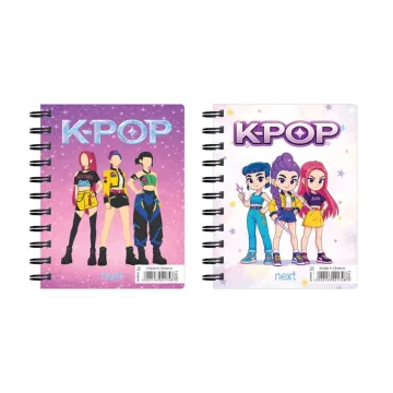 Next K-POP τετράδιο σπιράλ mini με αυτοκόλλητο 8x10εκ. 70φ. (ΤΕΜ10)