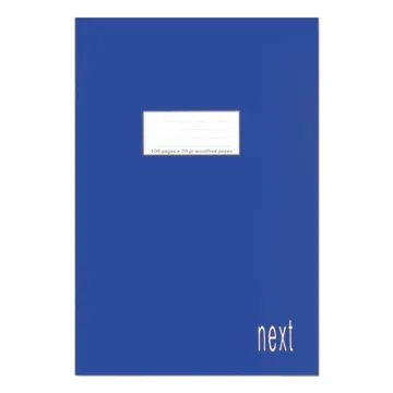 Next τετράδιο καρφίτσα μπλε 17x25εκ. 50φυλ. (ΠΑΚ10)