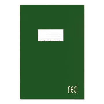 Next τετρ. καρφίτσα πράσινο 17x25εκ. 50φυλ. (ΠΑΚ10)