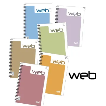 Next web τετράδιο σπιράλ 17x25εκ. 1θεμ. (ΠΑΚ10)