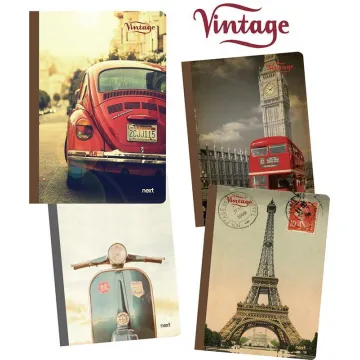 Next vintage 360° τετράδιο flexi 17x25εκ. 2θεμ. 128σελ. (ΤΕΜ10)