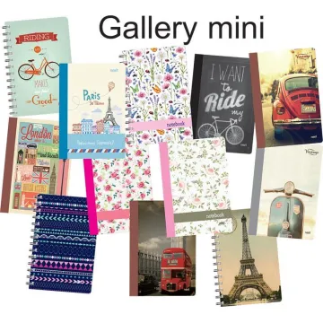 Next gallery τετράδιο σπιράλ mini 8x12εκ. 128σελ. (ΤΕΜ12)