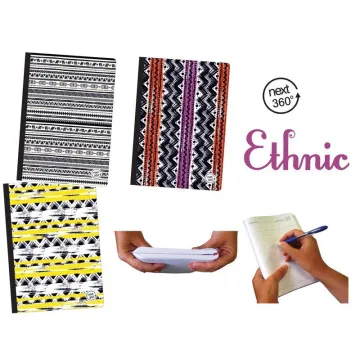 Next ethnic 360° τετράδιο flexi 17x25εκ. 192σελ. 2θ. (ΤΕΜ10)