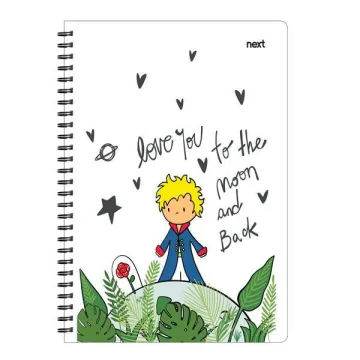 Next trends little prince τετράδιο σπιράλ 3 θέματα 105 φύλλα 21x29εκ. (ΤΕΜ3)