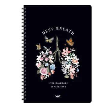 Next trends deep breath τετράδιο σπιράλ 3 θέματα 105 φύλλα 21x29εκ. (ΤΕΜ3)