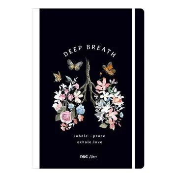 Next trends deep breath τετράδιο flexi λάστιχο 21x29εκ. 2θεμ. 80φ. (ΤΕΜ3)