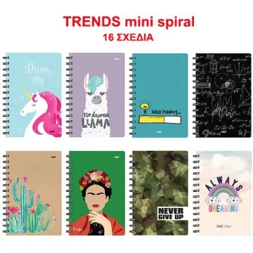 Next trends τετράδιο σπιράλ mini 8x12εκ. 64φ. (ΤΕΜ12)